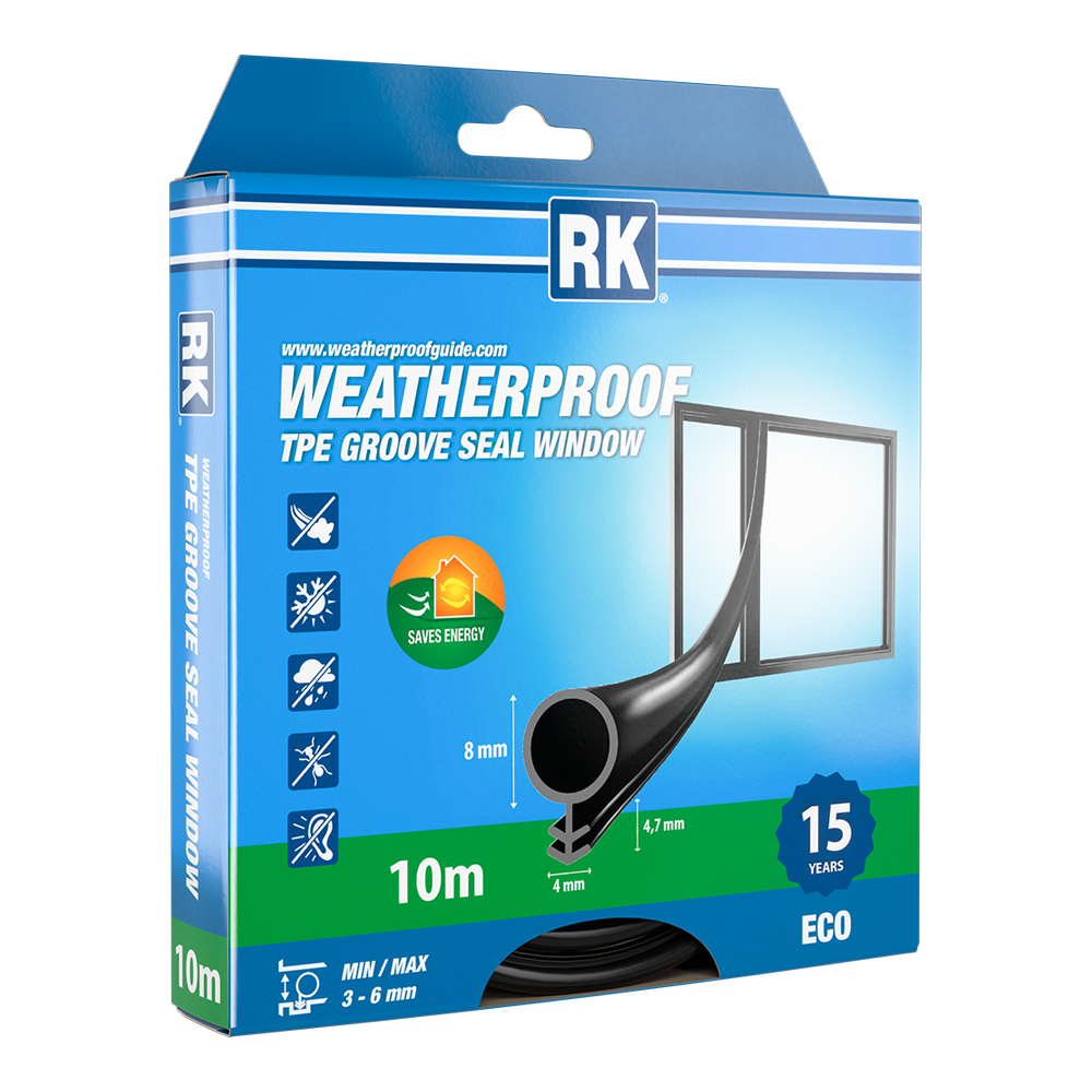 Groove Seal Window TPE, O-profile