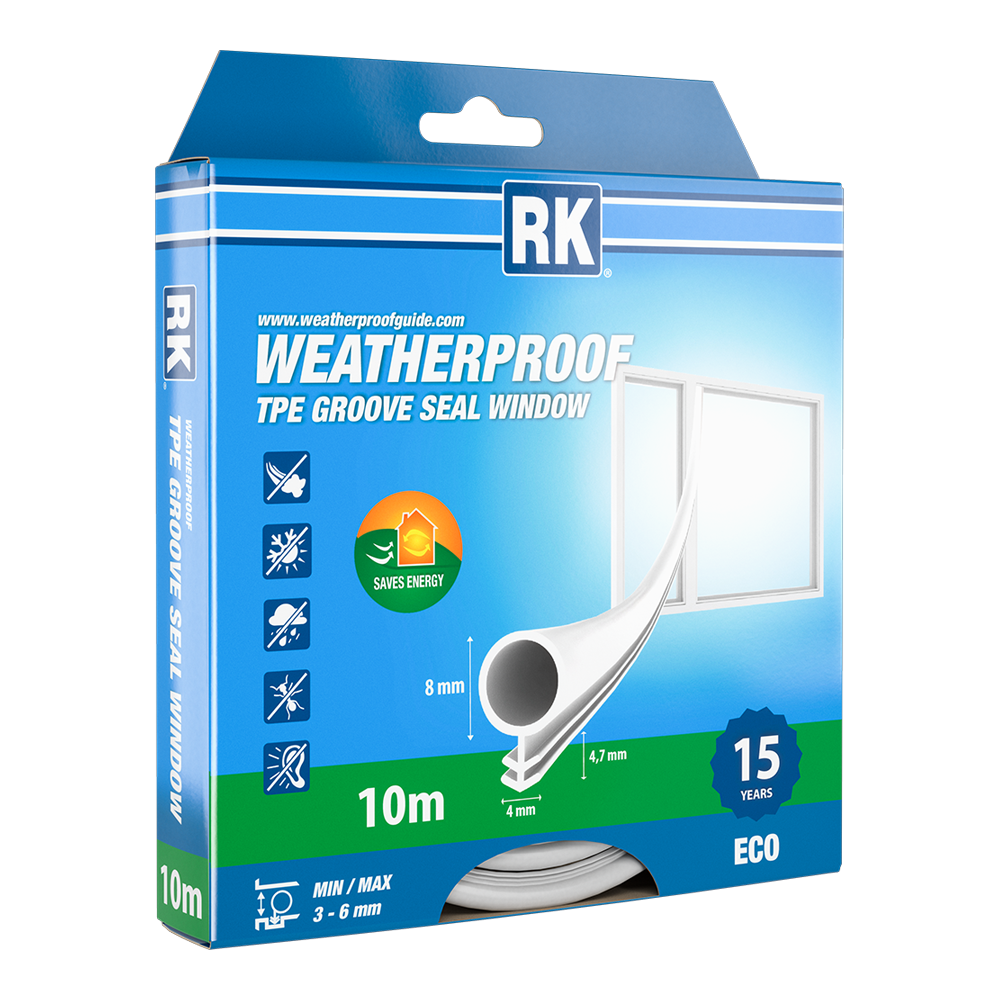 Groove Seal Window TPE, O-profile