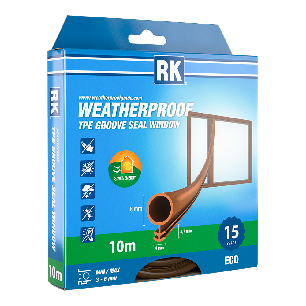 Groove Seal Window TPE, O-profile